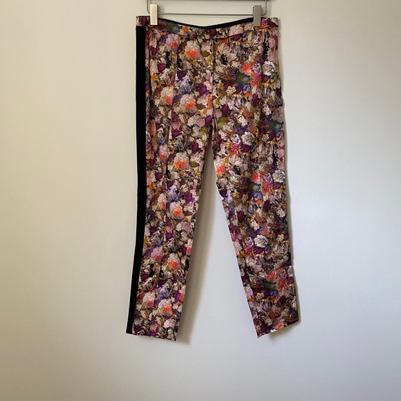 Topshop Hydra Floral Skinny Cigarette Ankle Pants - Picture 4 of 8